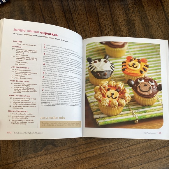 Betty Crocker The Big Book Of Cupcakes Paperback Party Baking Cookbook - Picture 5 of 7